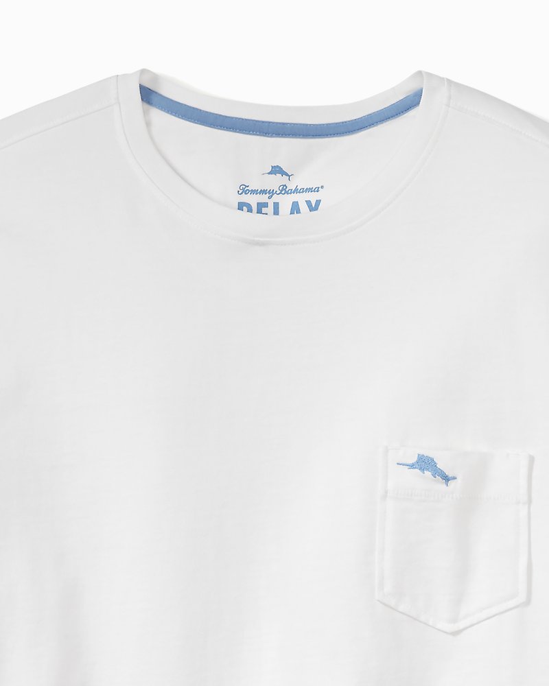 Big &amp; Tall Bali Skyline T-Shirt - White