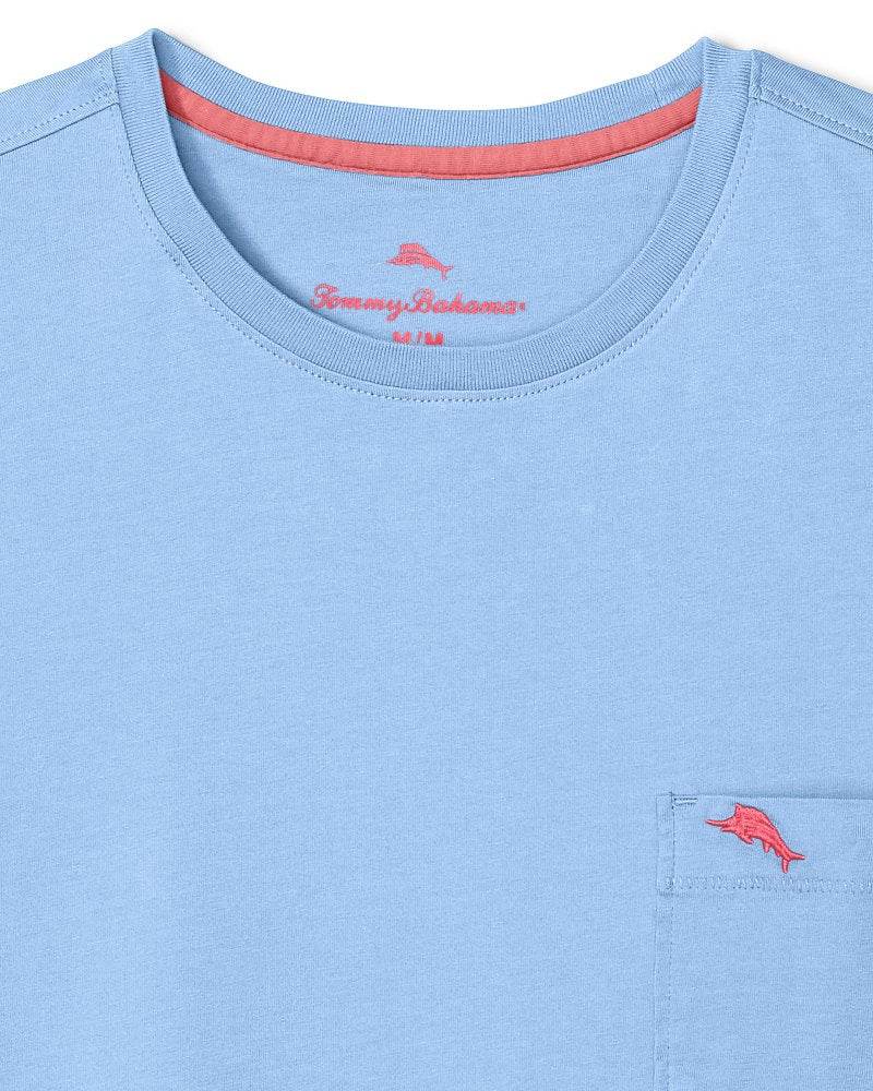 Big &amp; Tall Bali Skyline T-Shirt - Light Sky