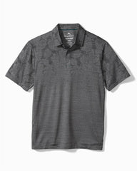 Big &amp; Tall Palm Coast Tropic Fade IslandZone® Polo - Onyx