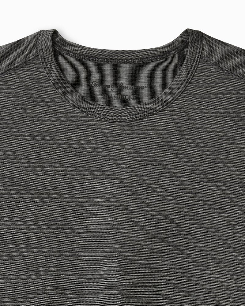 Big &amp; Tall Paradise Isles IslandZone Short-Sleeve Shirt - Coal