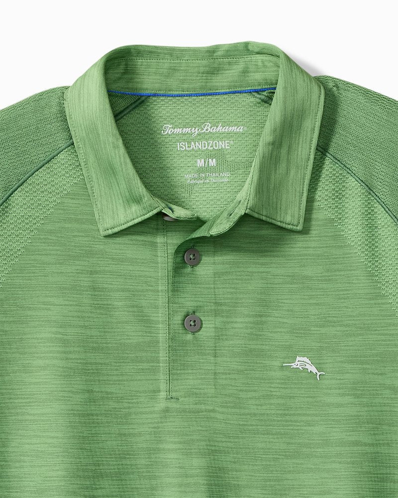 Big &amp; Tall Palm Coast Pro IslandZone Polo - Elm Green