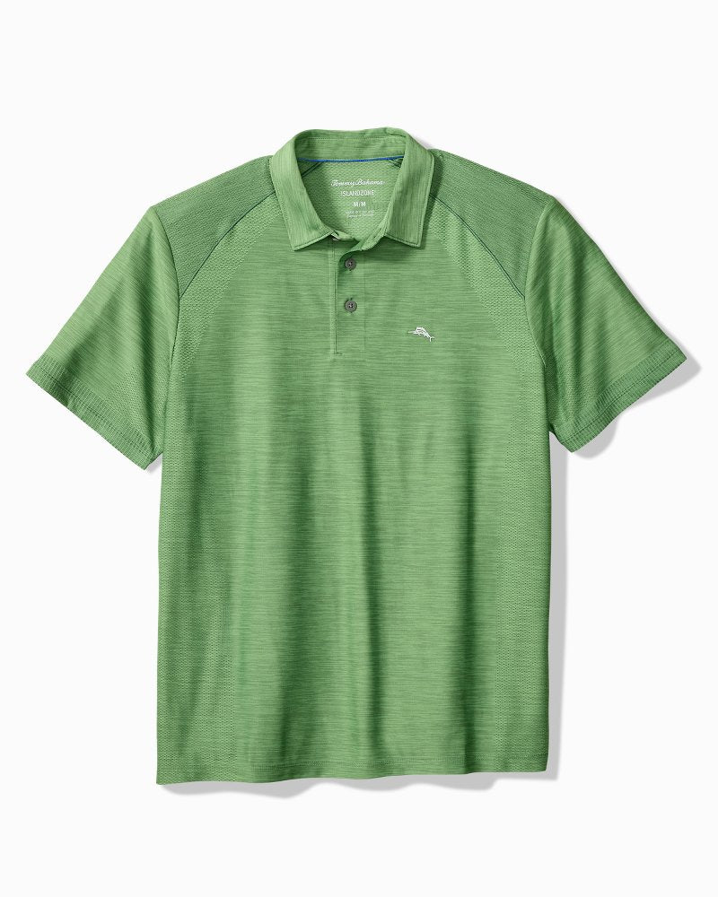Big &amp; Tall Palm Coast Pro IslandZone Polo - Elm Green