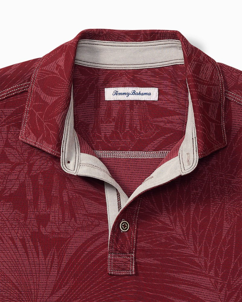 Big &amp; Tall Santiago Paradise Polo - Maroon Berry