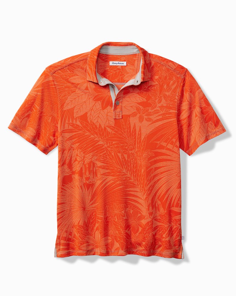 Big &amp; Tall Santiago Paradise Polo - Spicy Orange