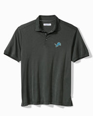 Big &amp; Tall NFL Bay Stripe IslandZone Polo - detroit_lions