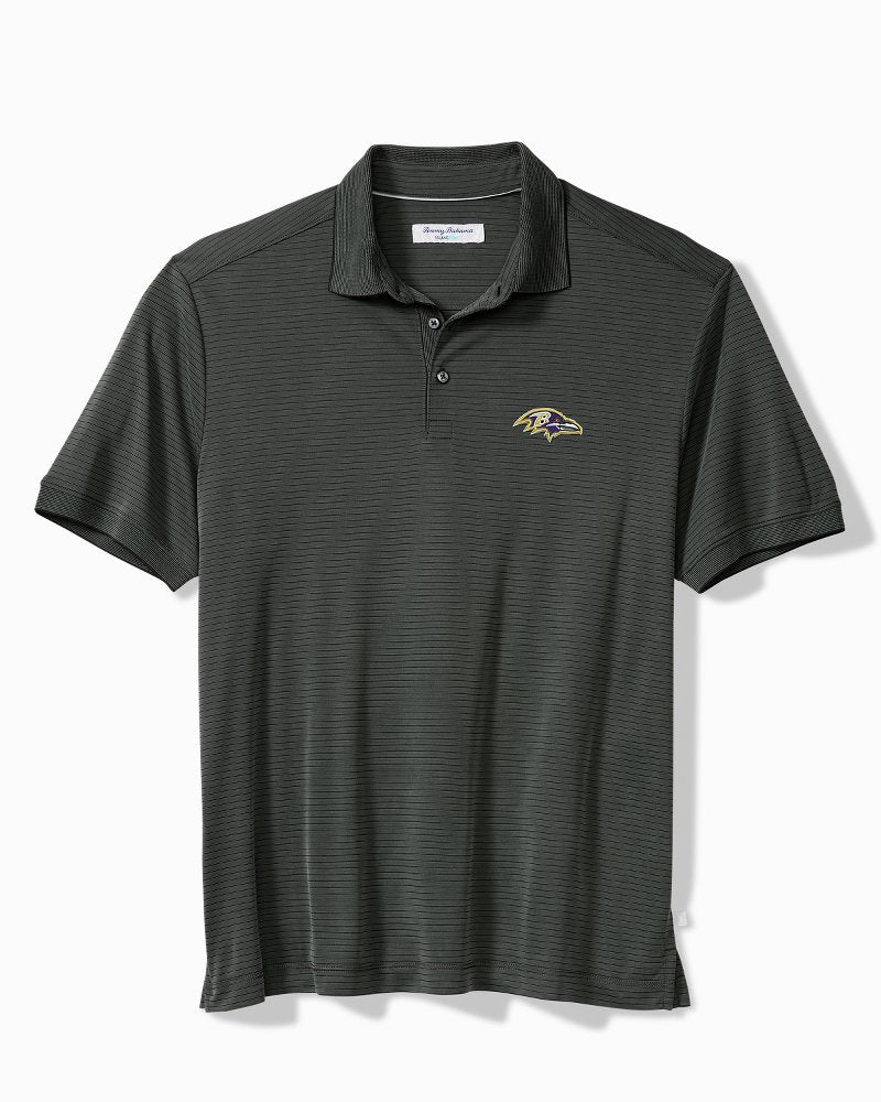 Big &amp; Tall NFL Bay Stripe IslandZone Polo - baltimore_ravens