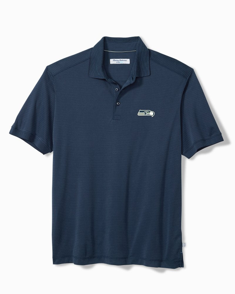 Big &amp; Tall NFL Bay Stripe IslandZone Polo - seattle_seahawks