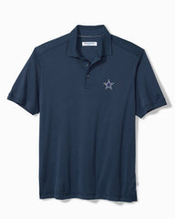 Big &amp; Tall NFL Bay Stripe IslandZone Polo - dallas_cowboys