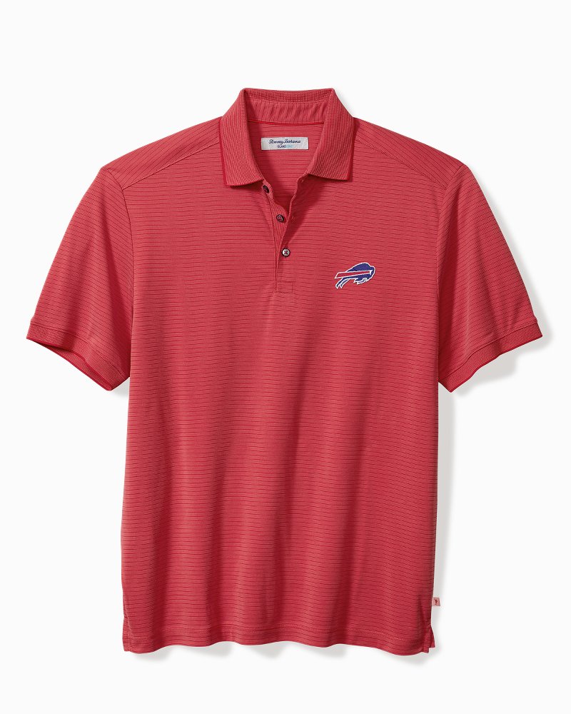 Big &amp; Tall NFL Bay Stripe IslandZone Polo - buffalo_bills