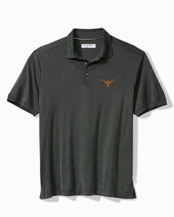 Big &amp; Tall Collegiate Bay Stripe IslandZone Polo - Texas