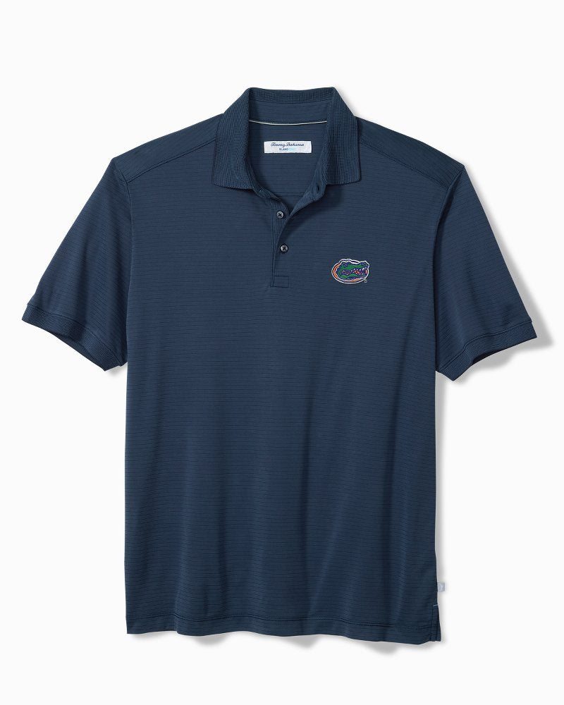 Big &amp; Tall Collegiate Bay Stripe IslandZone Polo - Florida