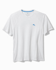 Big &amp; Tall Chill Time Surf IslandZone Short-Sleeve Rash Guard - White