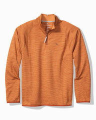 Big &amp; Tall Palm Pro Half-Zip IslandZone Sweatshirt - Vegas Orange