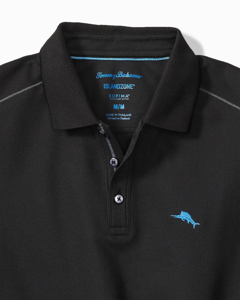 Big &amp; Tall Emfielder Icon Polo - Black
