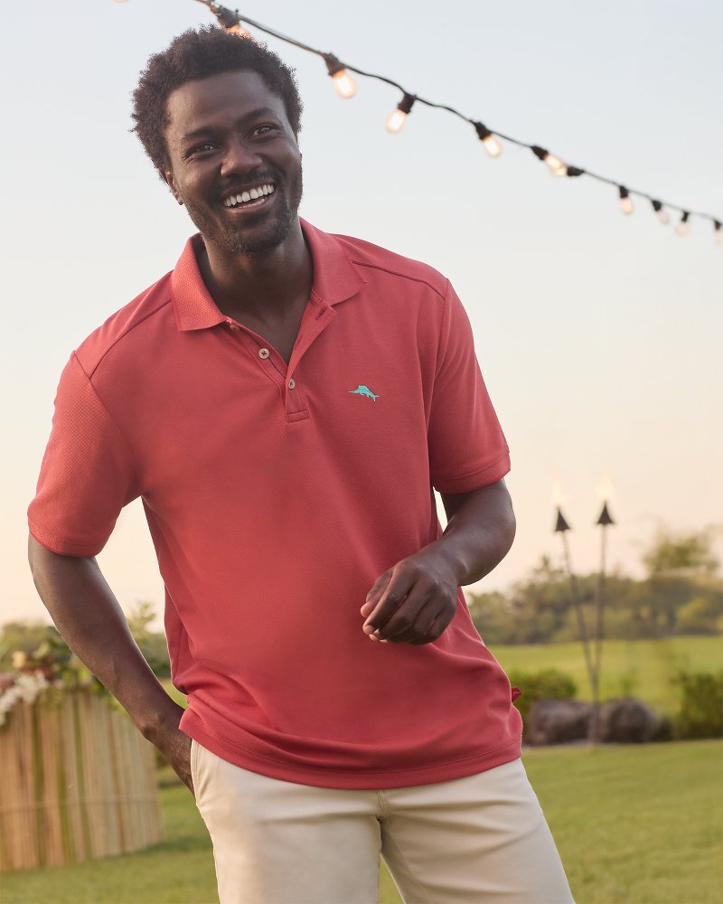 Big &amp; Tall Emfielder Icon Polo - Baked Apple