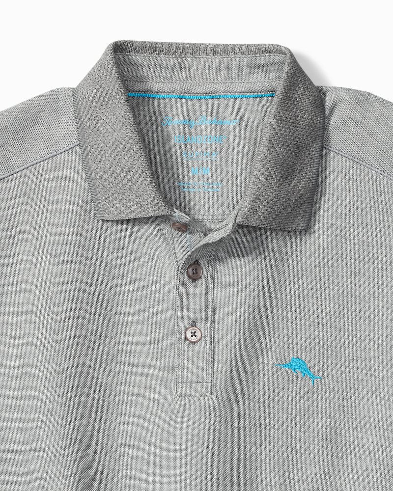 Big &amp; Tall Emfielder Icon Polo - Storm Gray Heather