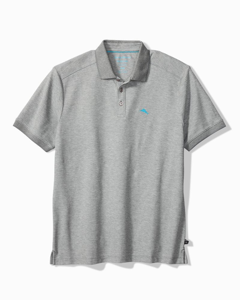 Big &amp; Tall Emfielder Icon Polo - Storm Gray Heather