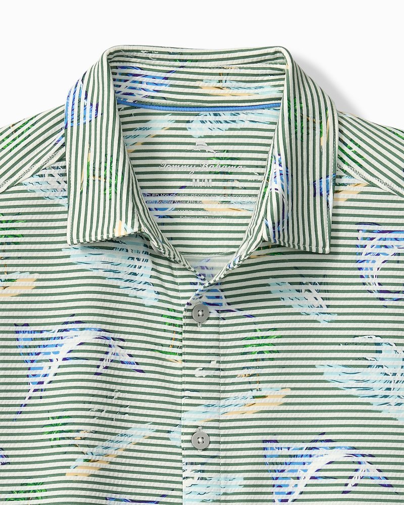 Big &amp; Tall Costa Wave Del Marlin IslandZone Camp Shirt - Tropical Fern