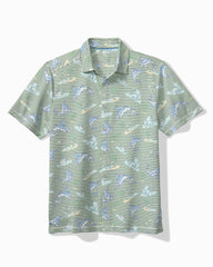 Big &amp; Tall Costa Wave Del Marlin IslandZone Camp Shirt - Tropical Fern