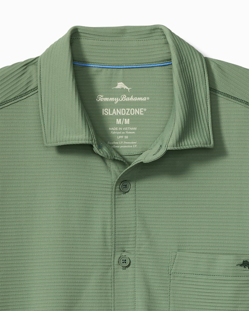 Big &amp; Tall Costa Wave IslandZone Camp Shirt - Dusty Sage