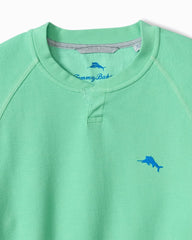 Big &amp; Tall Montego Beach Abaco Sweatshirt - Light Neptune Green