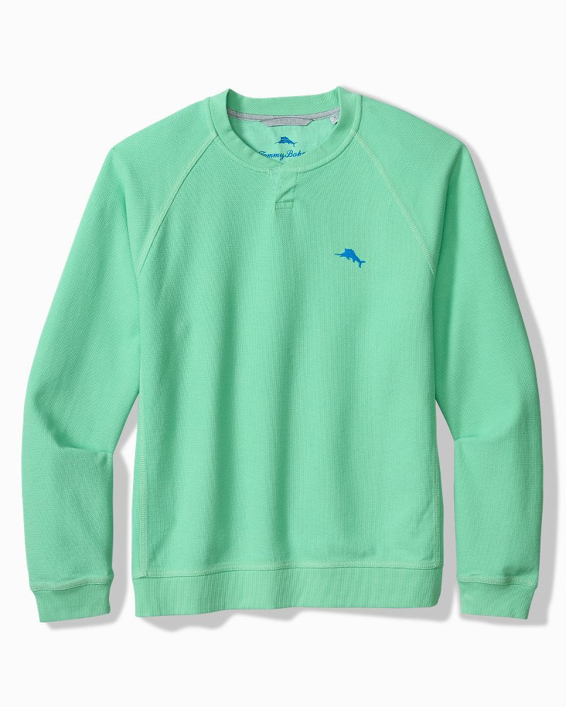 Big &amp; Tall Montego Beach Abaco Sweatshirt - Light Neptune Green
