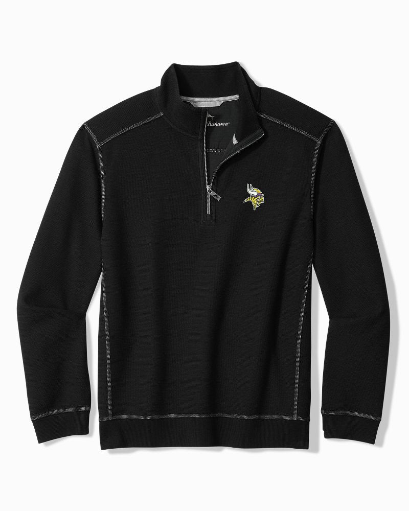 Big &amp; Tall NFL Montego Beach Half-Zip Sweatshirt - minnesota_vikings