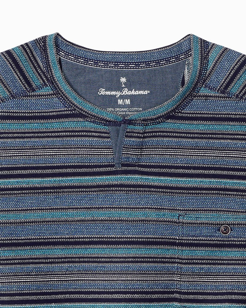 Big &amp; Tall San Felipe Stripe Baja Abaco Sweater - Coastline