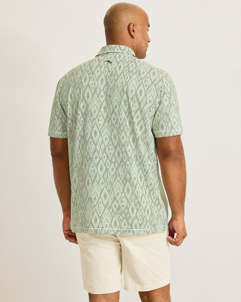 Big &amp; Tall Costa Wave Diamond Club IslandZone Camp Shirt - Rockwell