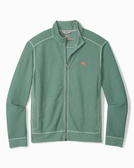 Big &amp; Tall Montego Beach Full-Zip Sweatshirt - Dark Spa