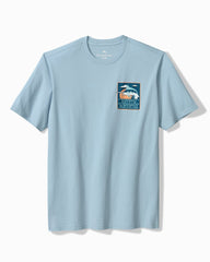 Big &amp; Tall Marlin View Graphic T-Shirt - Silvery Blue
