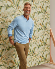Big &amp; Tall Flipview Abaco Sweatshirt - Blue Muscari Heather