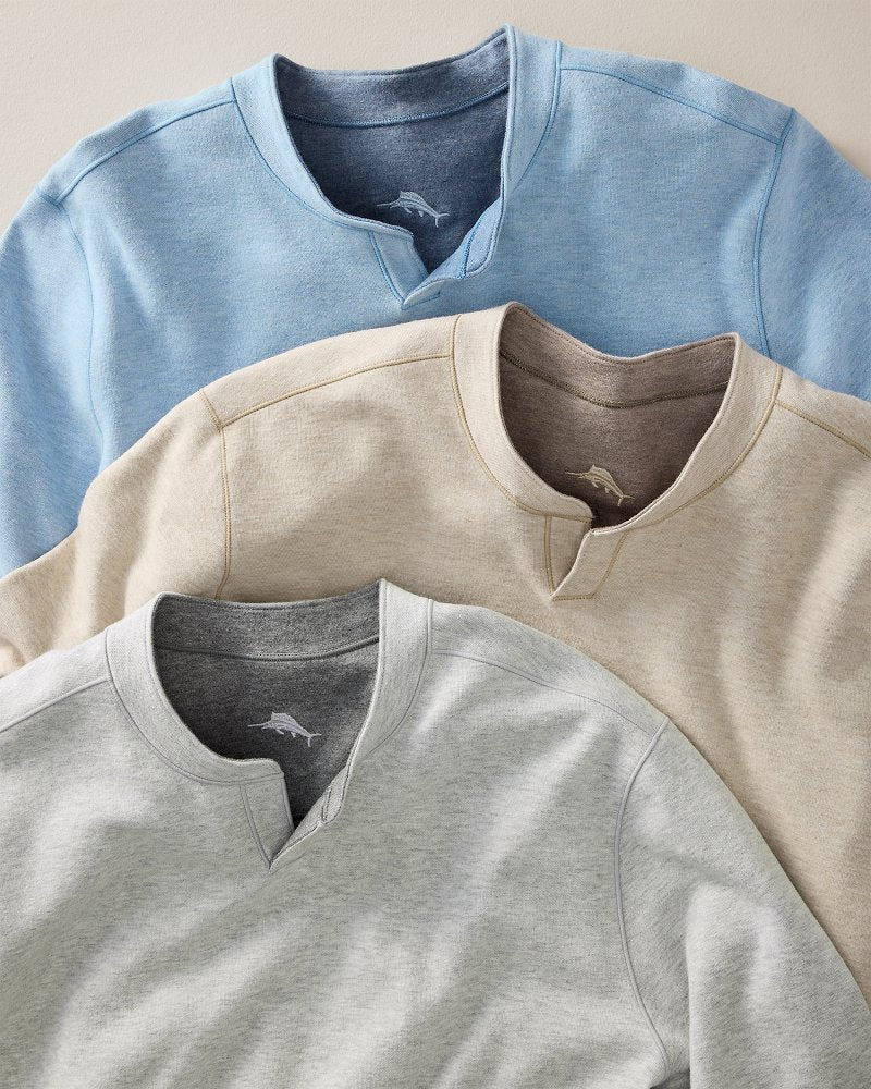 Big &amp; Tall Flipview Abaco Sweatshirt - Blue Muscari Heather