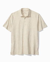 Big &amp; Tall Palisades Paisley Polo - Oyster