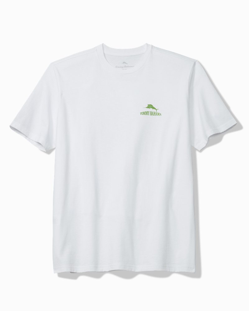 Big &amp; Tall Fairway to Heaven Graphic T-Shirt - White