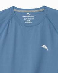 Big &amp; Tall Chill Time Bay IslandZone Short-Sleeve Rash Guard - Infinity Sky