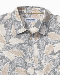 Big &amp; Tall San Lucio Frond Fall Stretch-Knit Polo - Glass Bottle
