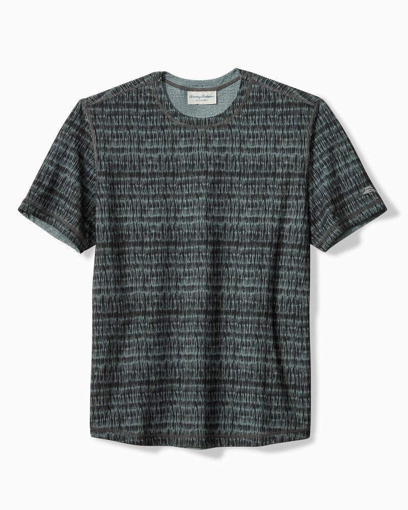 Big &amp; Tall Wave Break Reversible Crew IslandZone T-Shirt - Onyx