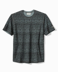 Big &amp; Tall Wave Break Reversible Crew IslandZone T-Shirt - Onyx