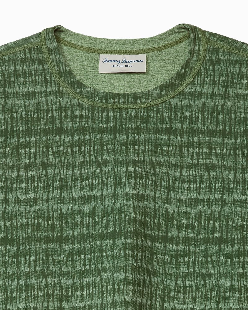 Big &amp; Tall Wave Break Reversible Crew IslandZone T-Shirt - Cucumber Green