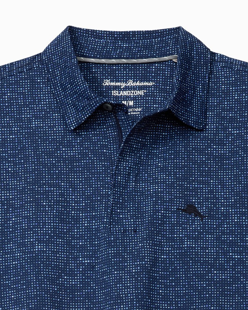 Big &amp; Tall Palm Dunes IslandZone Polo - Bering Blue