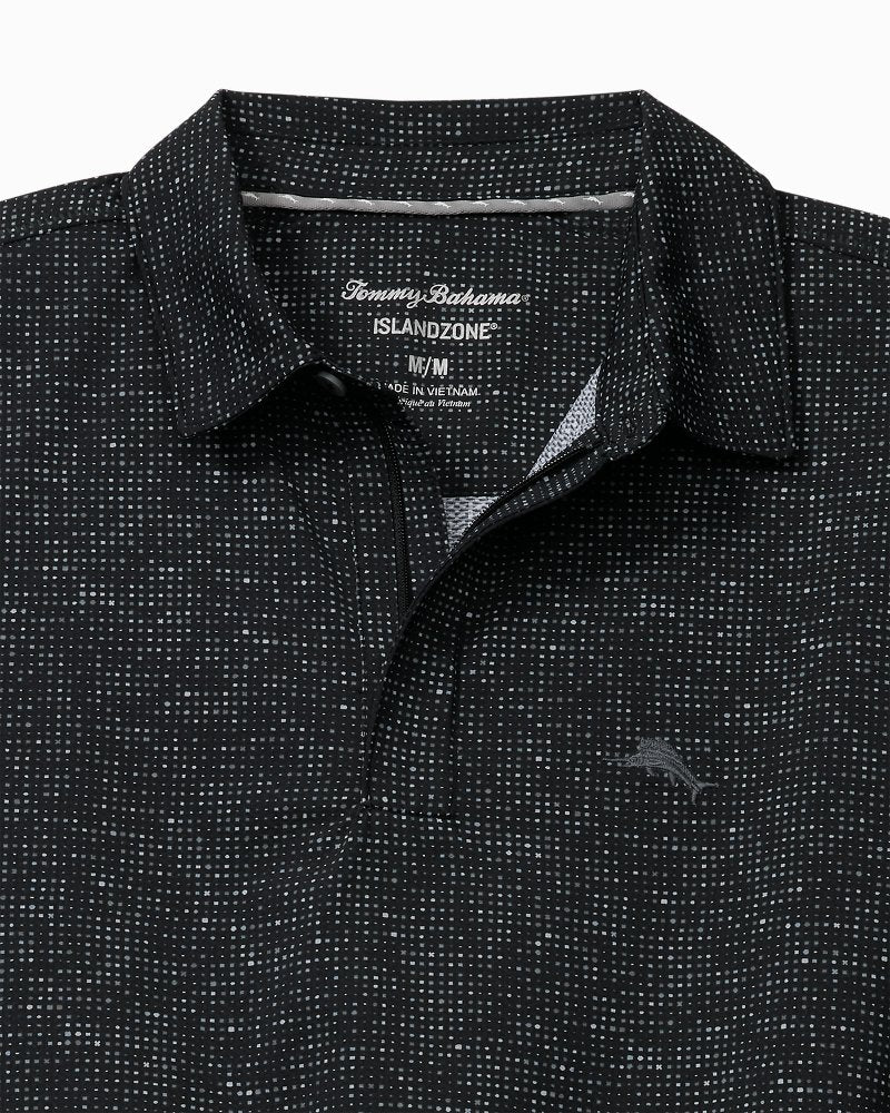 Big &amp; Tall Palm Dunes IslandZone Polo - Jet Black