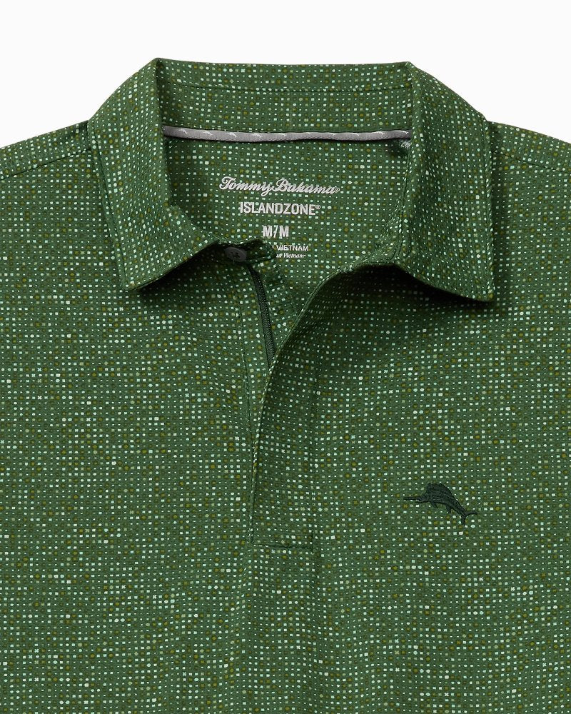 Big &amp; Tall Palm Dunes IslandZone Polo - Cucumber Green
