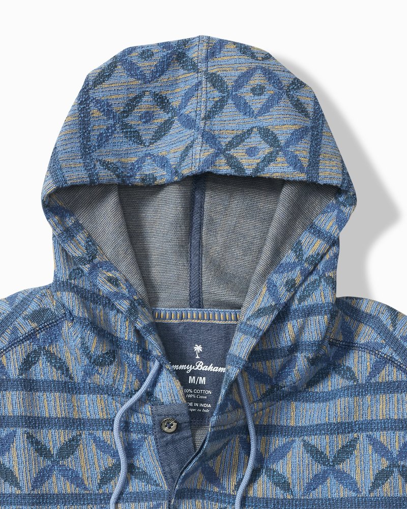 Big &amp; Tall Diamante Dunes Baja Hoodie - Infinity Sky