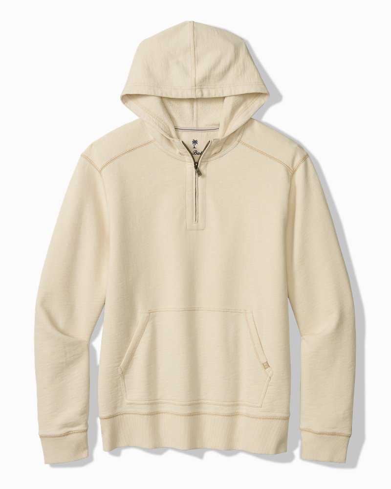 Big &amp; Tall Cirrus Breeze Half-Zip Hoodie - Natural