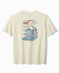 Big &amp; Tall Reel Catch Graphic T-Shirt - Vanilla Ice