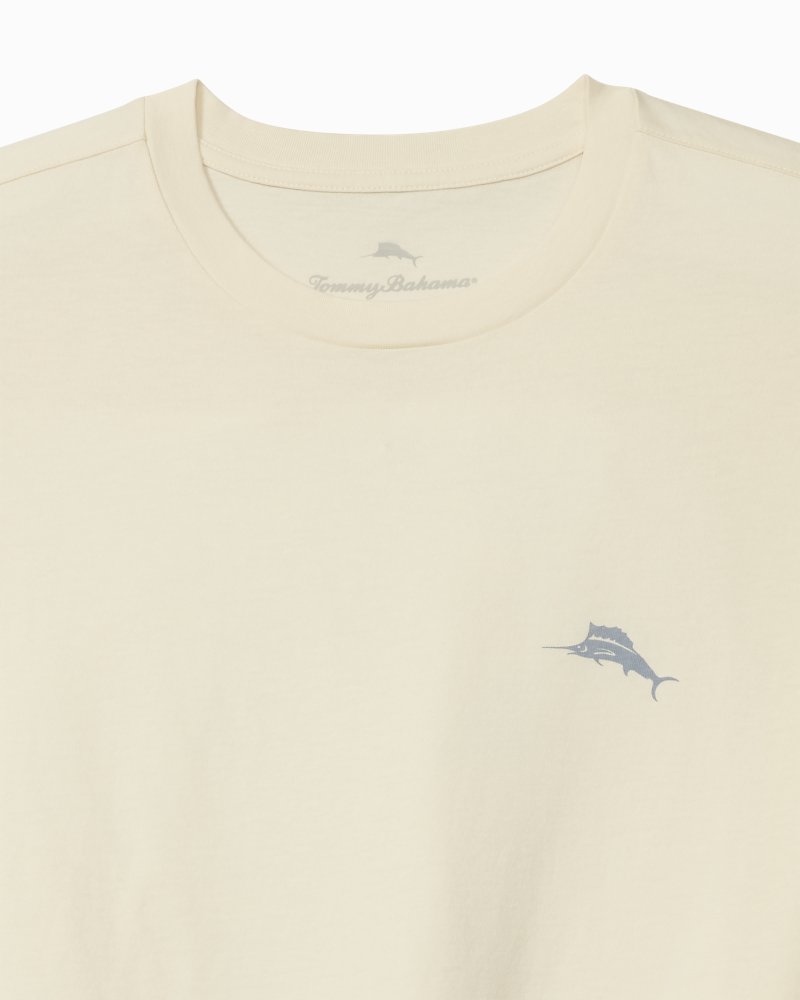 Big &amp; Tall Sardinia Soiree Graphic T-Shirt - Vanilla Ice