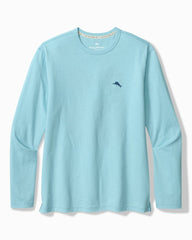 Big &amp; Tall Azul Cove Long-Sleeve Lux T-Shirt - Robins Egg Blue