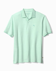 Big &amp; Tall Emfielder Johnny Collar IslandZone Polo - Pale Opal Heather