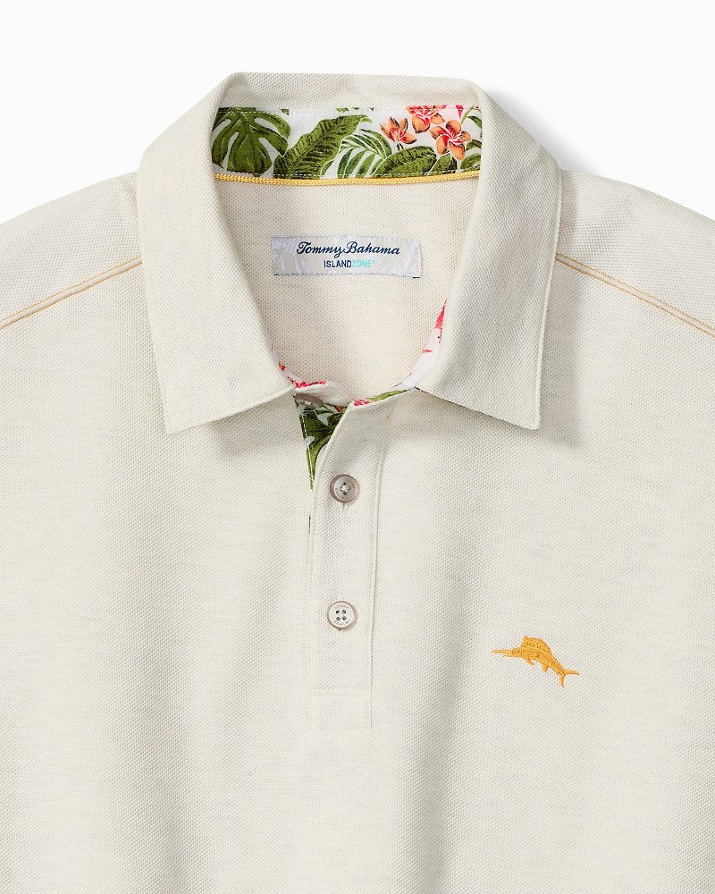 Big &amp; Tall Wild Grove Five O'Clock IslandZone Polo - Lychee Heather